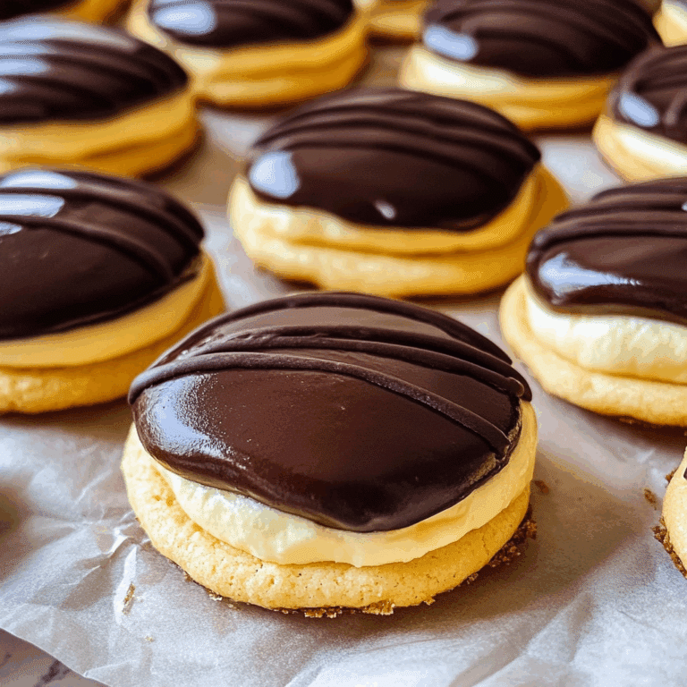 Boston Cream Pie Cookies