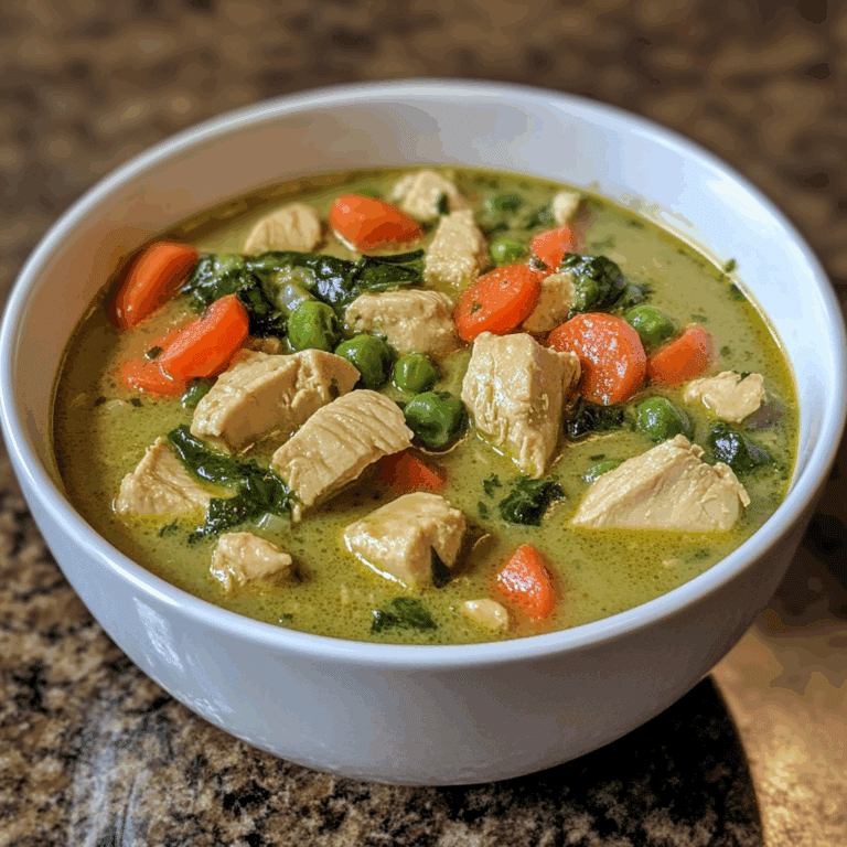 Green Thai Chicken Coconut Curry