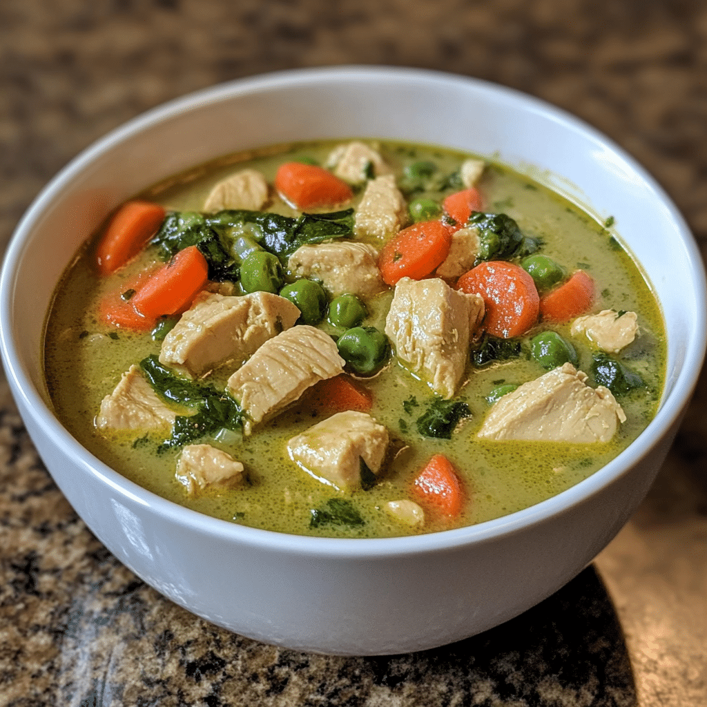 Green Thai Chicken Coconut Curry