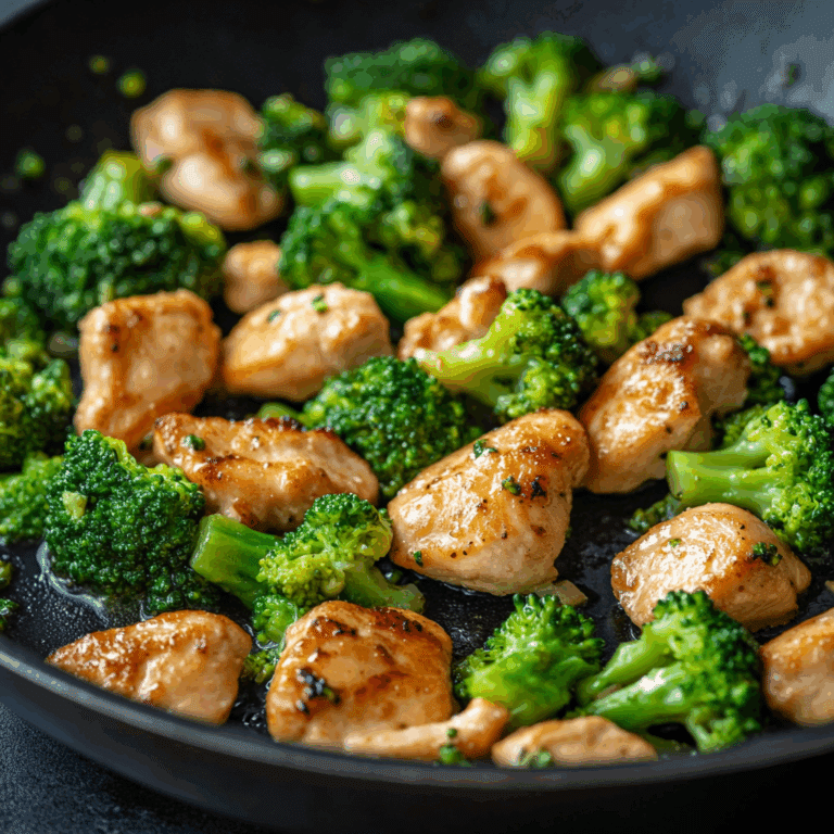 Low Carb Chicken Broccoli Skillet Recipe