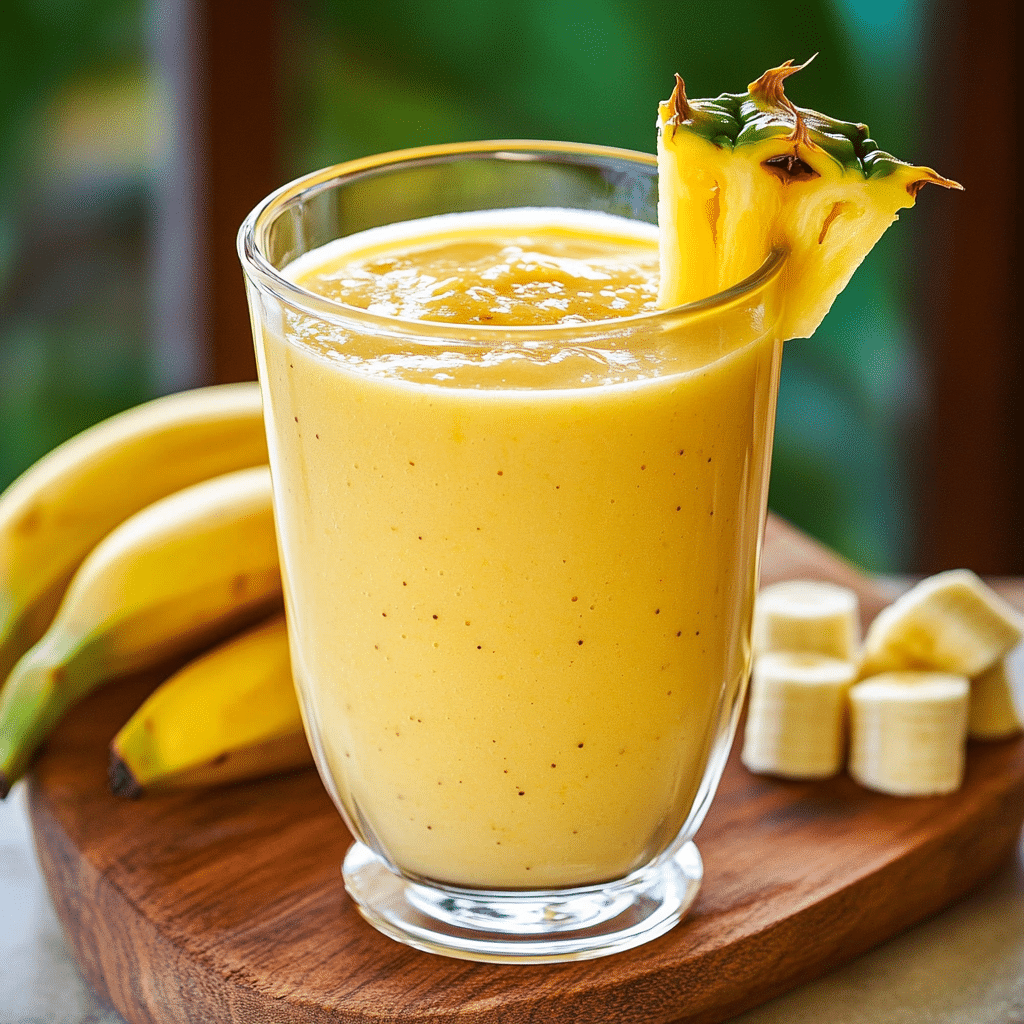 Pineapple and Banana Smoothie