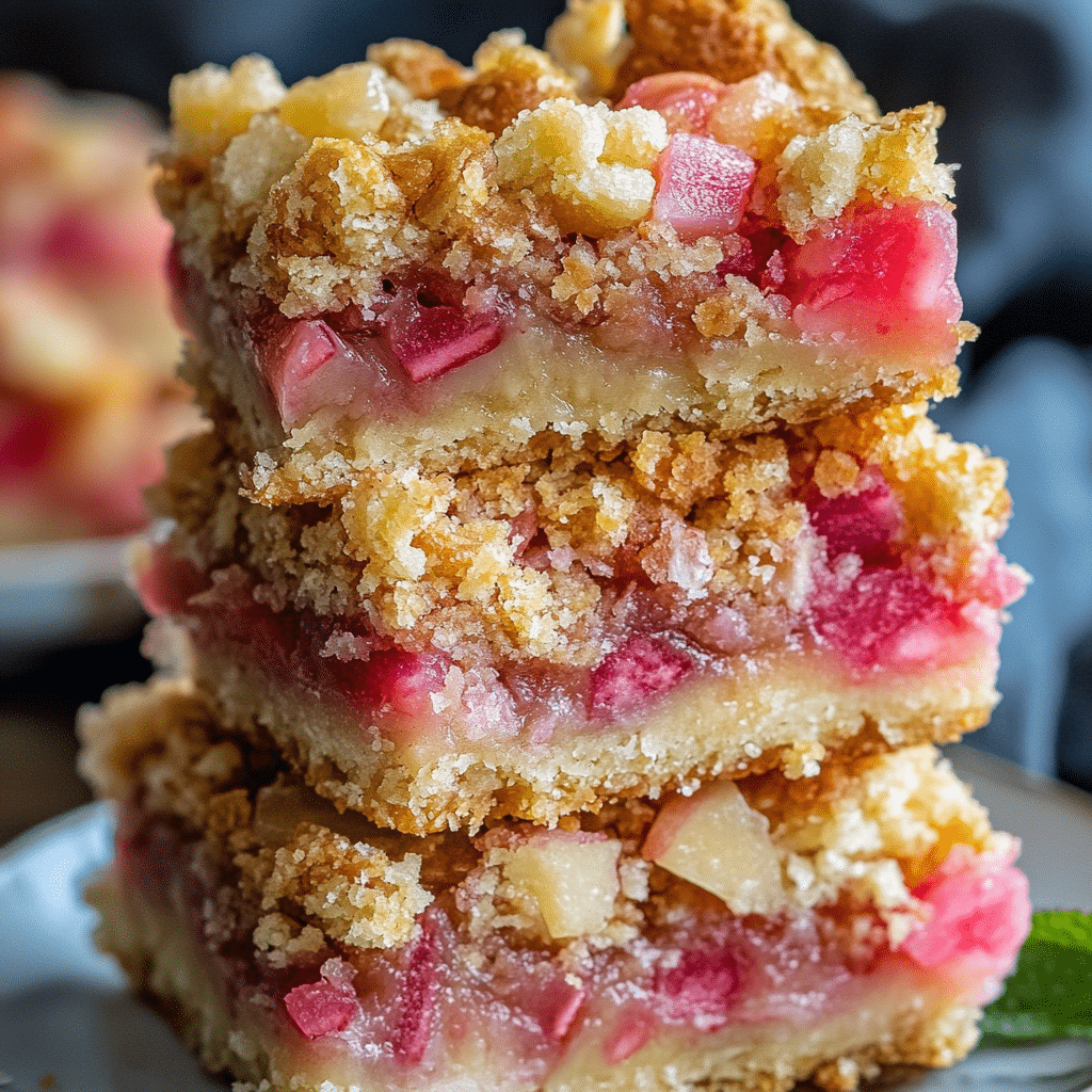Rhubarb Dream Bars