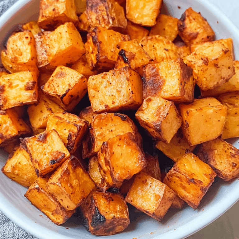Air Fryer Sweet Potato Cubes