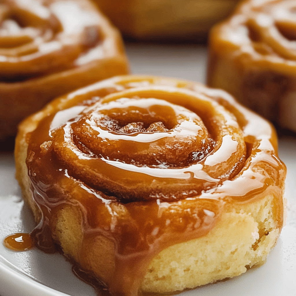 Caramel Apple Cinnamon Rolls