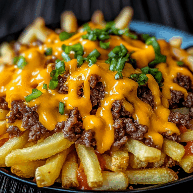 Cheesy Loaded Beef Fries