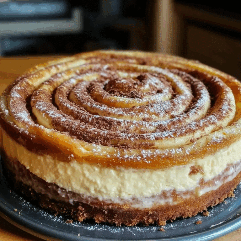 Cinnamon Roll Cheesecake