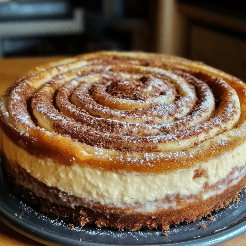 Cinnamon Roll Cheesecake