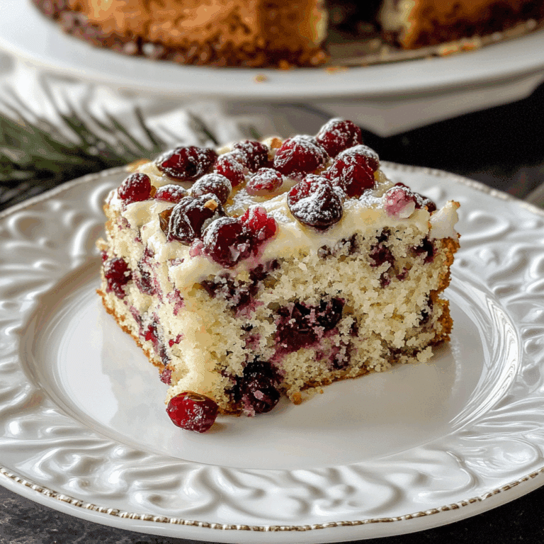 Cranberry Bliss Coffee Cake Recipe