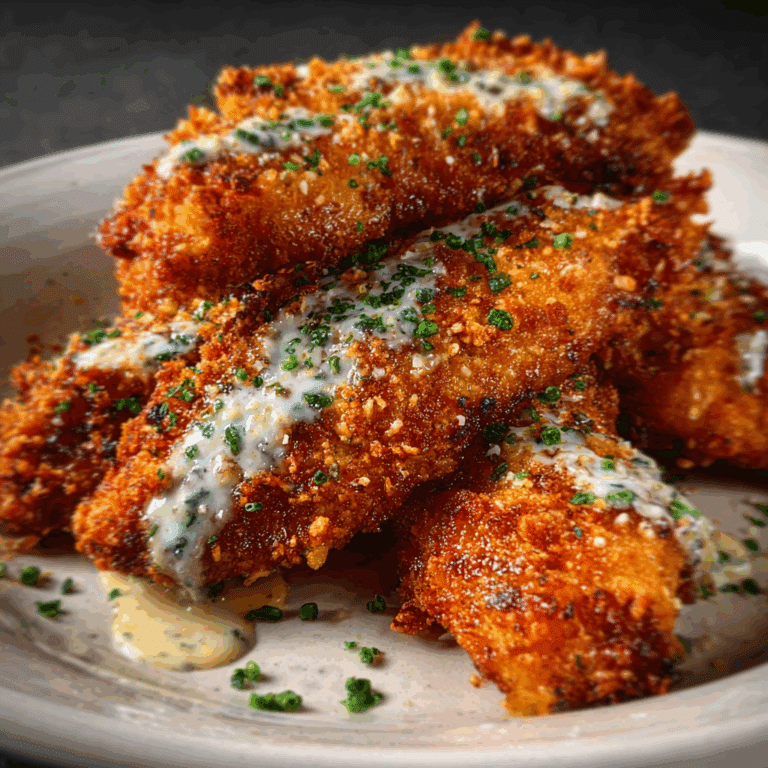 Crispy Parmesan Ranch Chicken Tenders