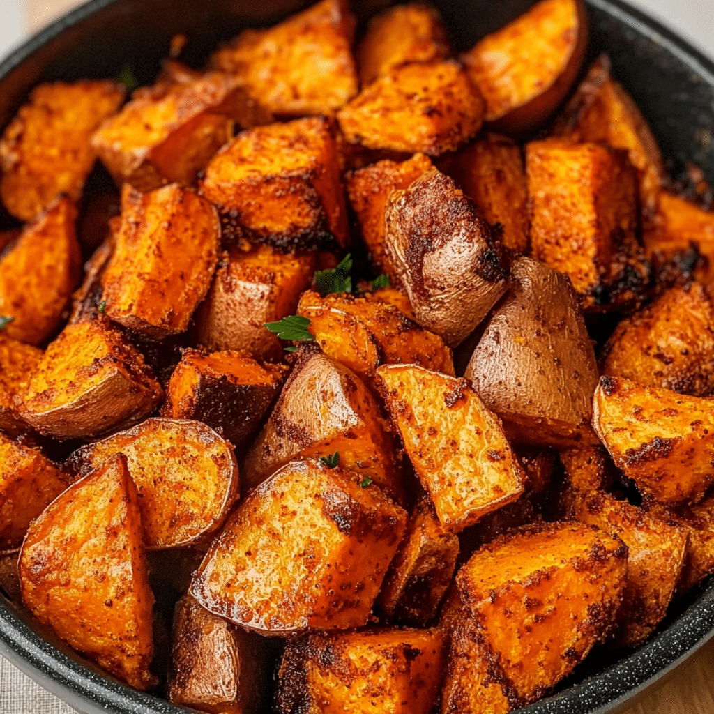 Crispy Roasted Sweet Potatoes