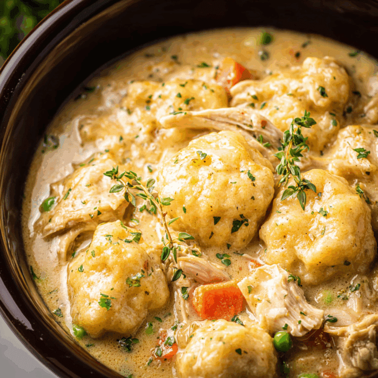 Crockpot Chicken and Dumplings