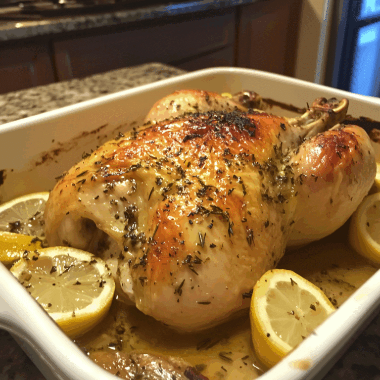 Easy Oven Roasted Chicken