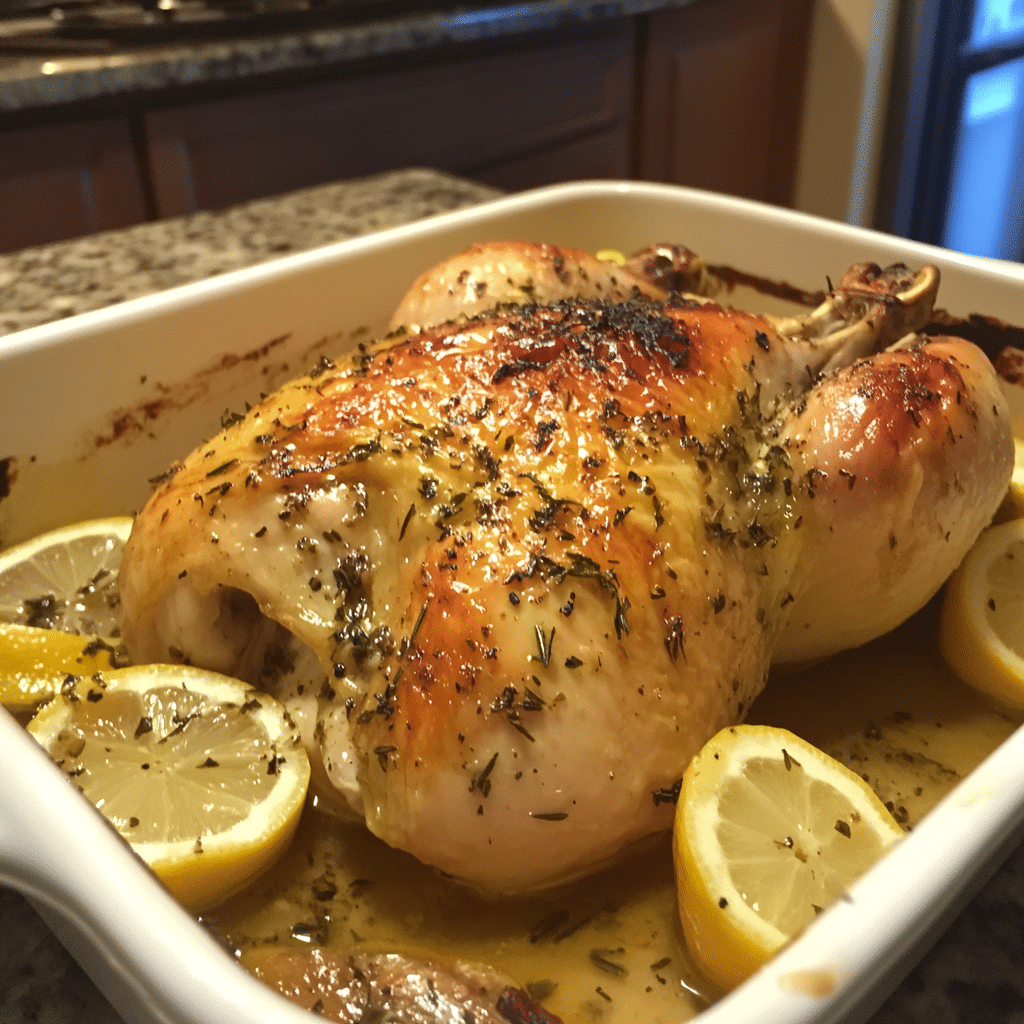 Easy Oven Roasted Chicken