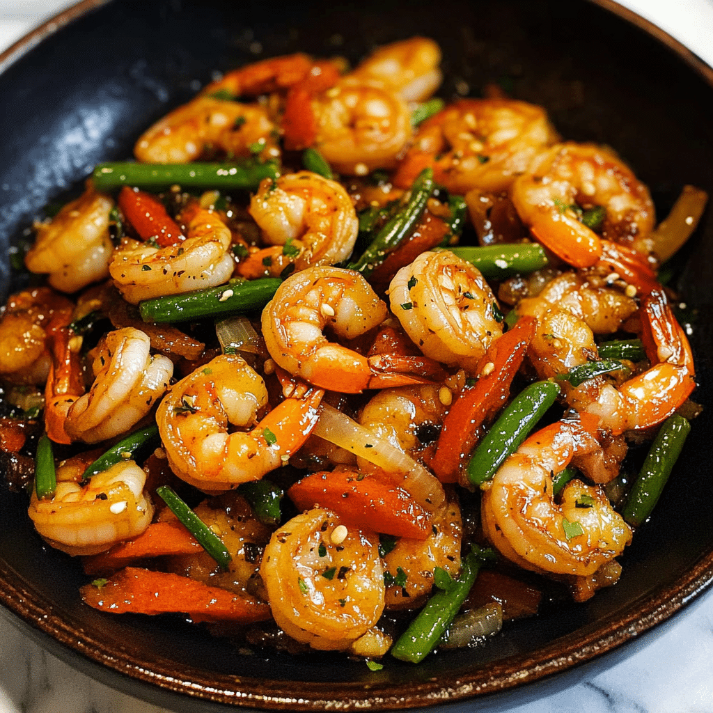 Garlic Shrimp Stir Fry