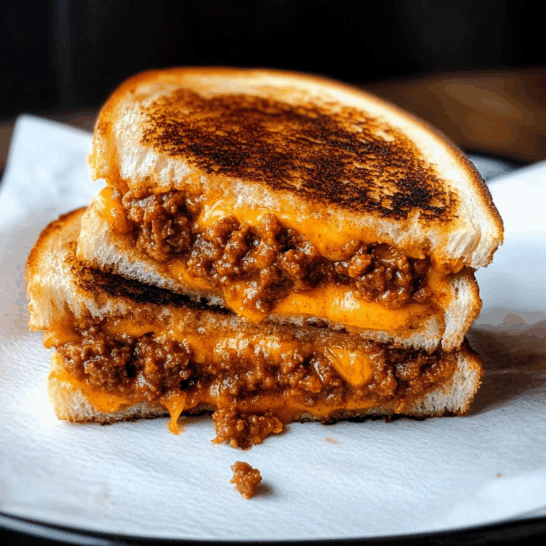 Grilled Cheese Sloppy Joes