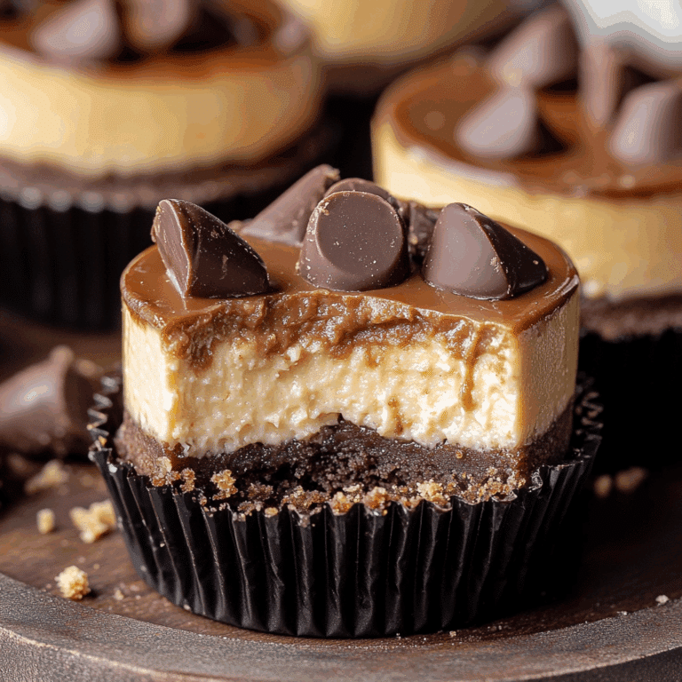 Mini Peanut Butter Cup Cheesecakes Recipe
