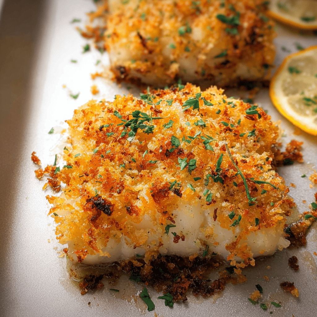Parmesan Crusted Cod