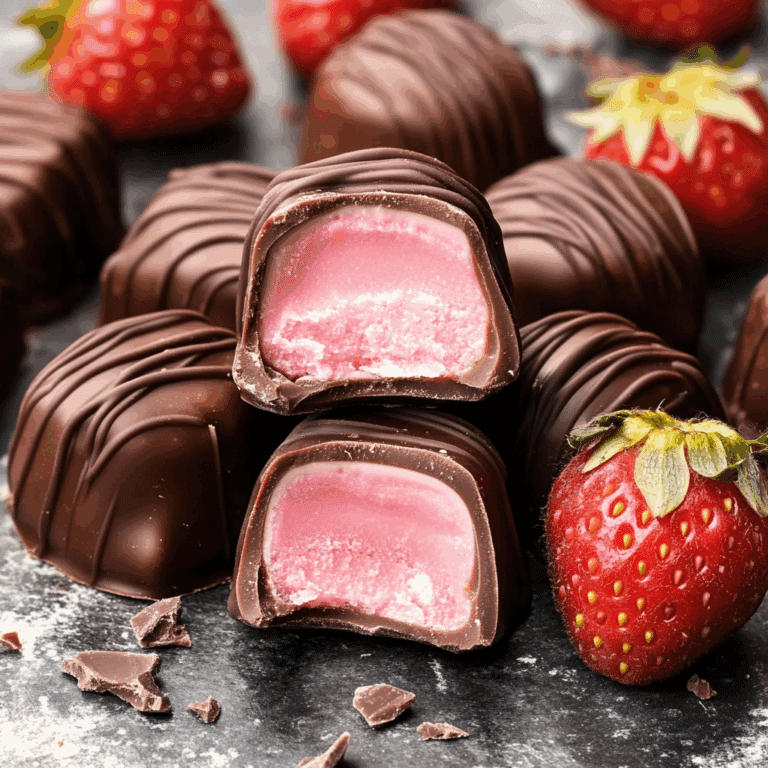 Strawberry Cream Chocolates