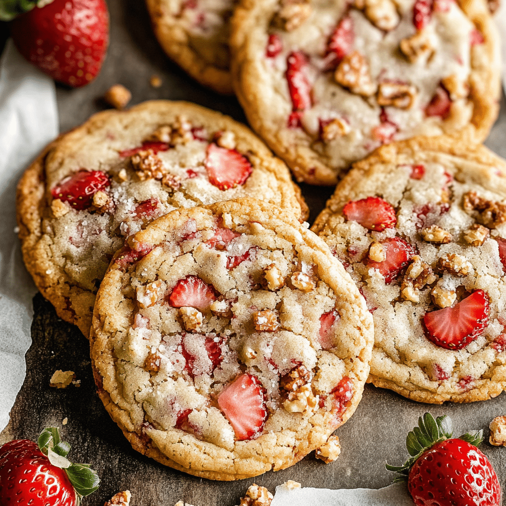 Strawberry Crunch Cookies