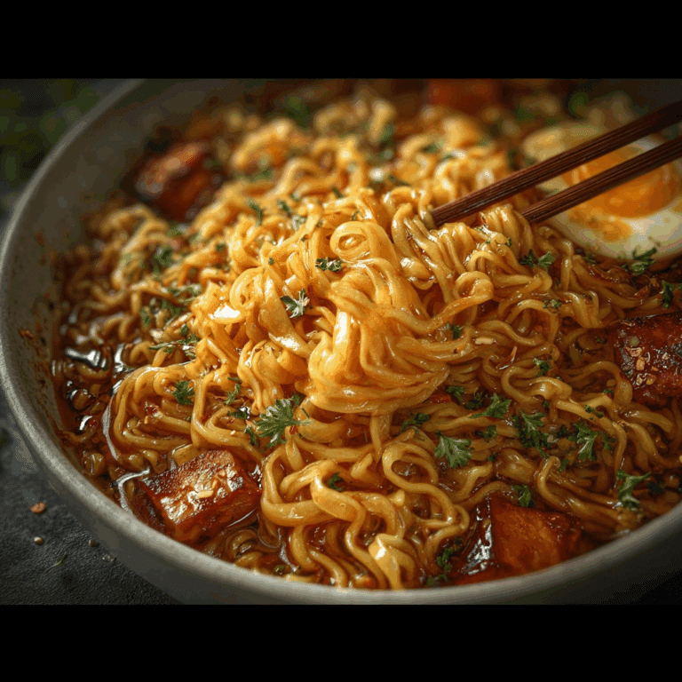 Sweet & Spicy Ramen Noodles