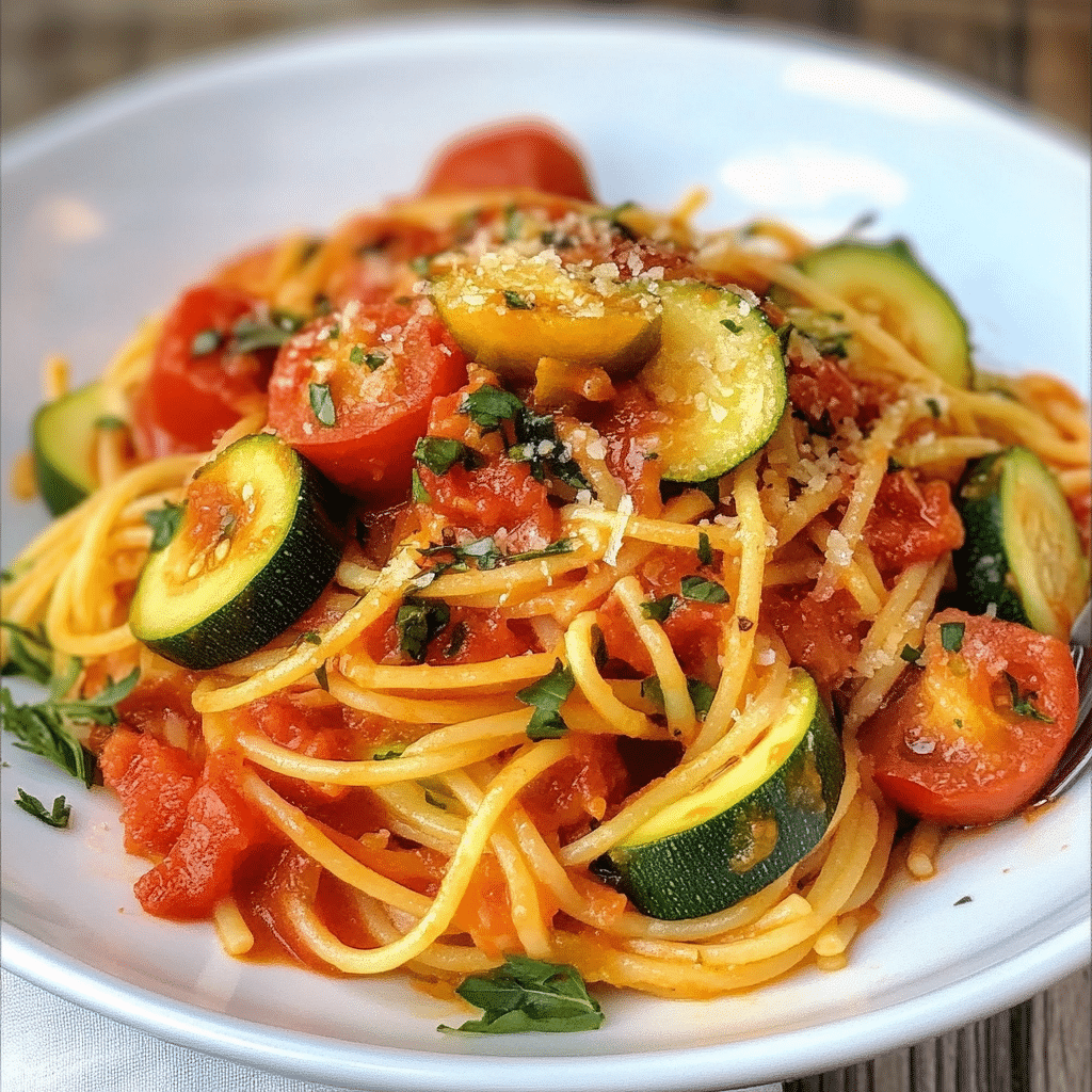 Tomato Zucchini Pasta