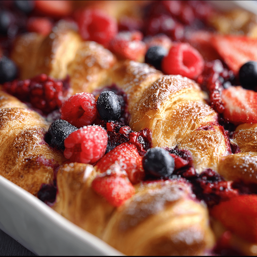 Berry Croissant Bake