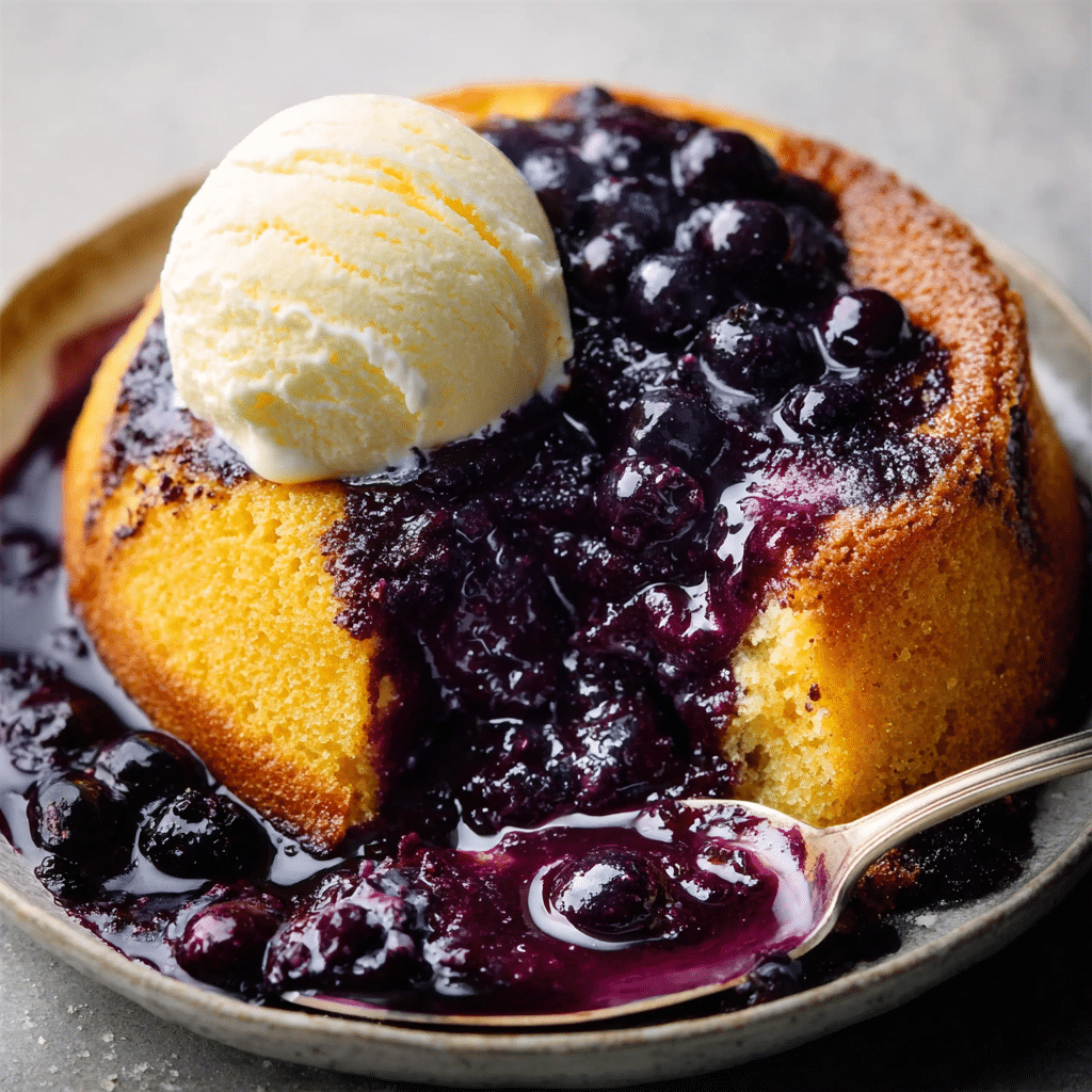 Blueberry Pudding Cake