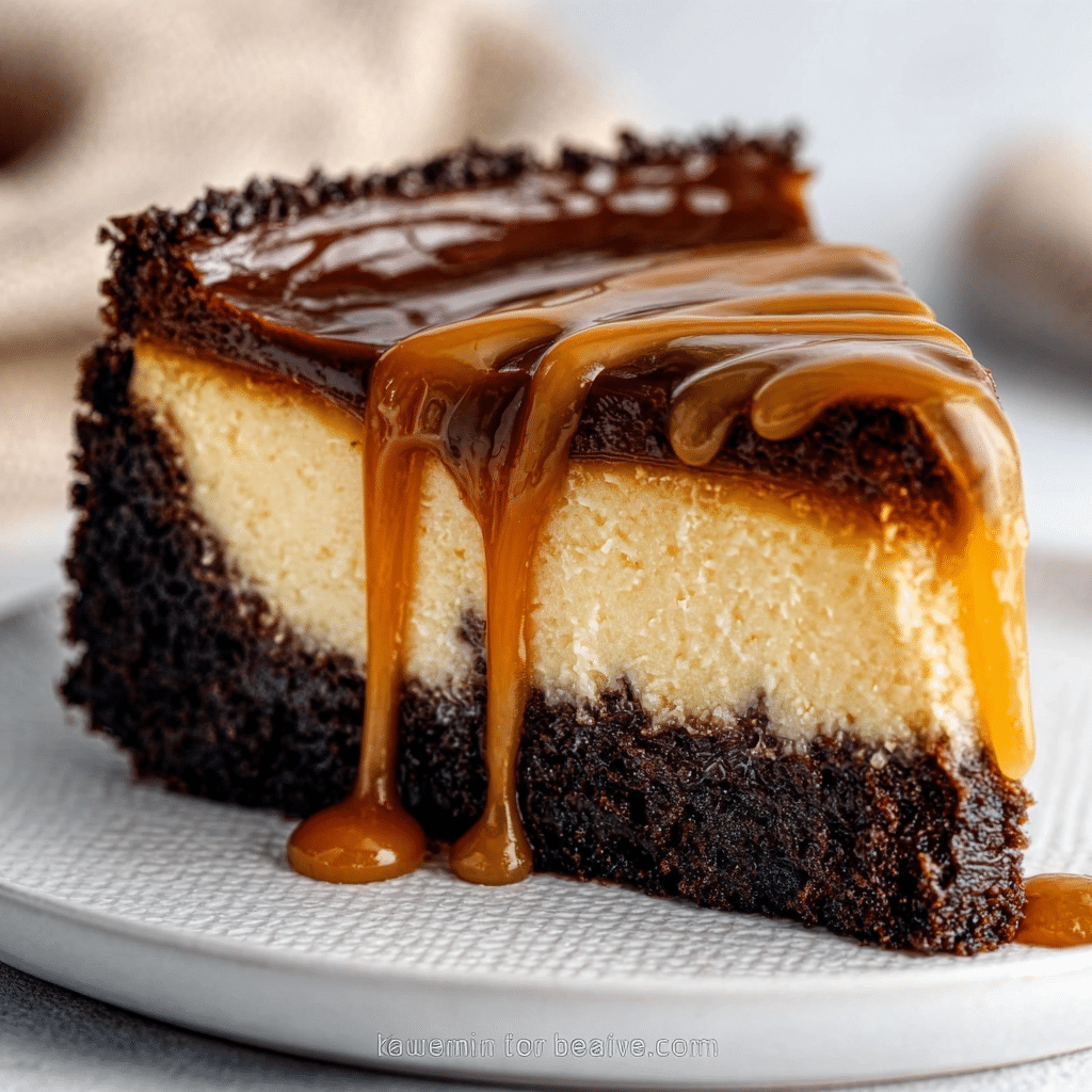 Caramel Brownie Cheesecake