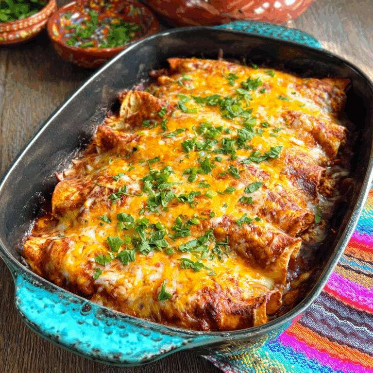 Cheesy Chicken Enchiladas