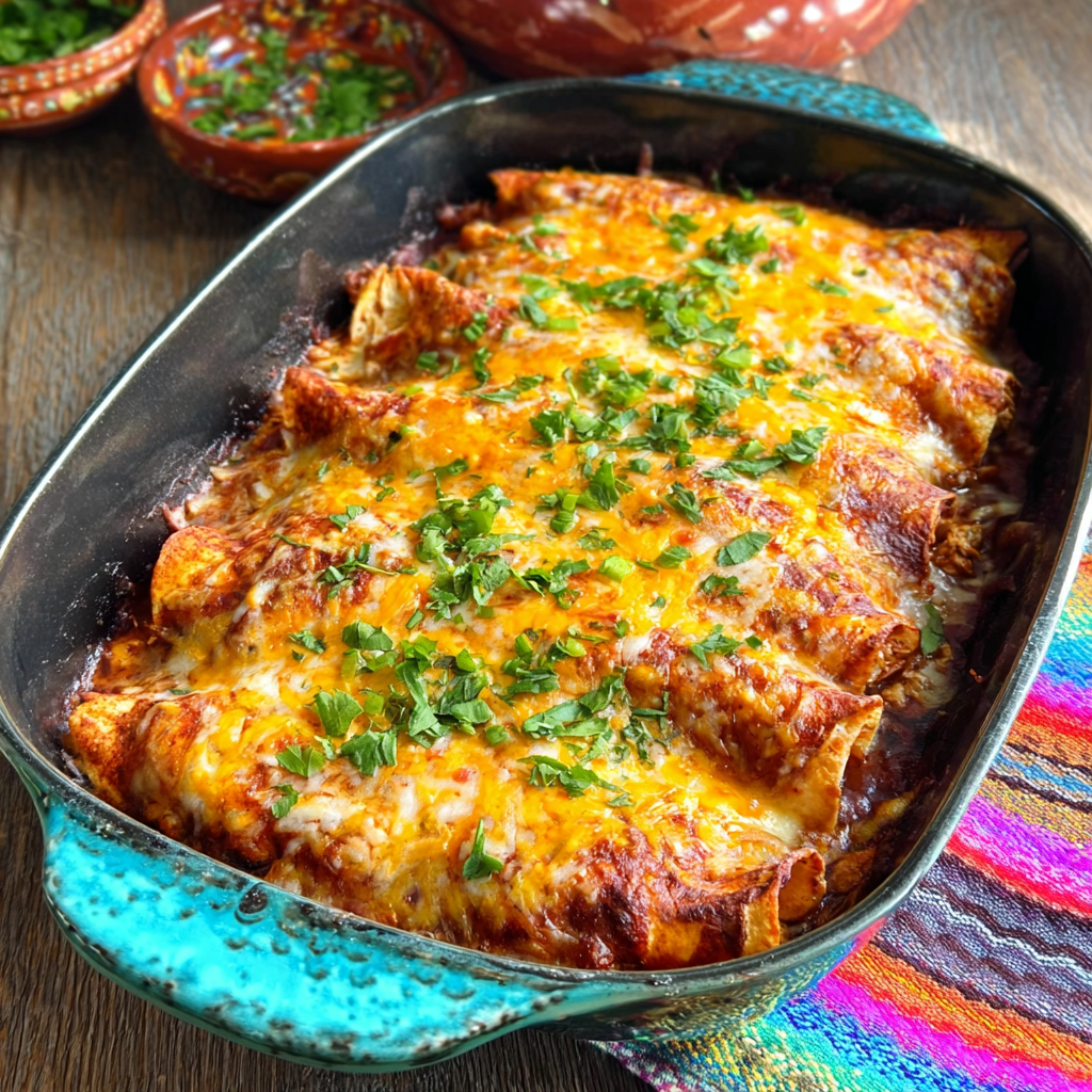 Cheesy Chicken Enchiladas
