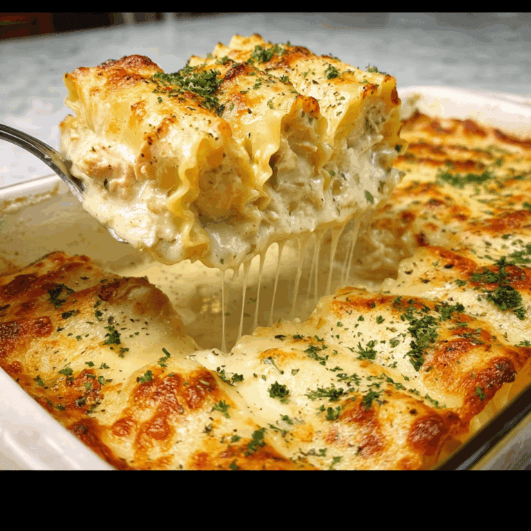 Chicken Alfredo Lasagna Rolls