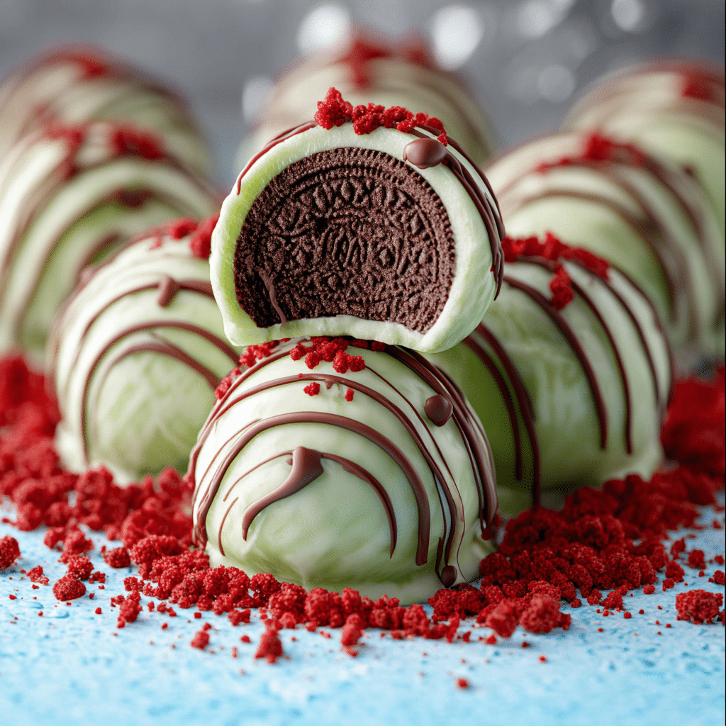 Grinch Oreo Balls