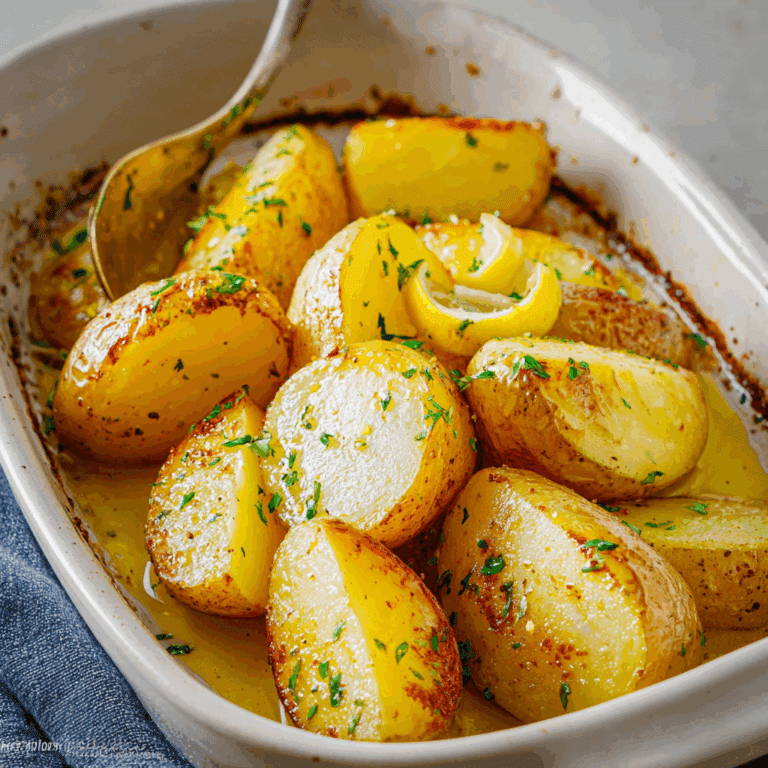 Lemon Greek Potatoes