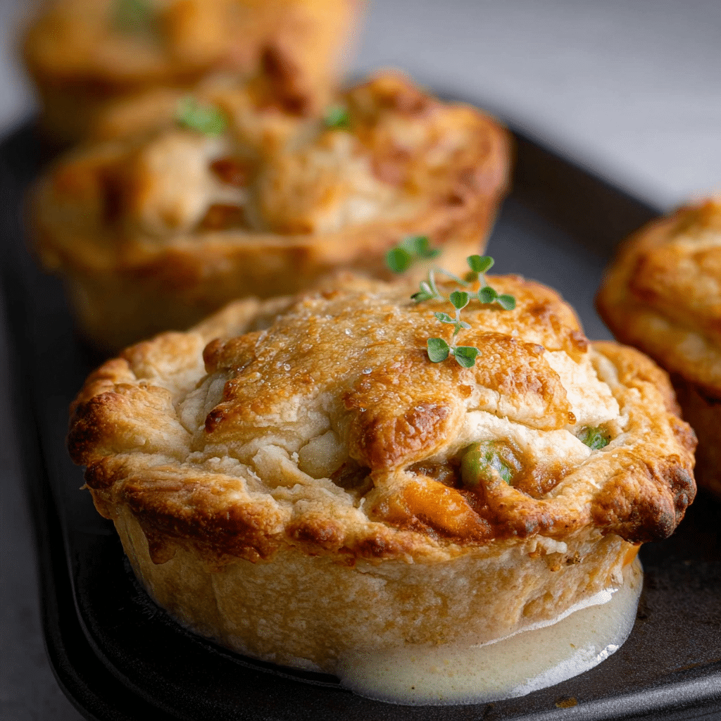 Mini Chicken Pot Pie Muffins