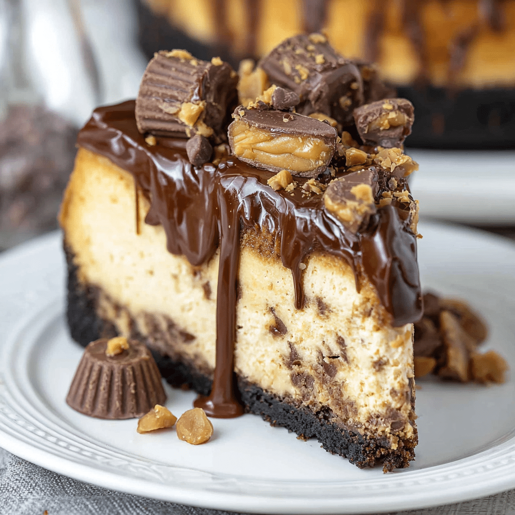 Reese’s Peanut Butter Cup Cheesecake Recipe