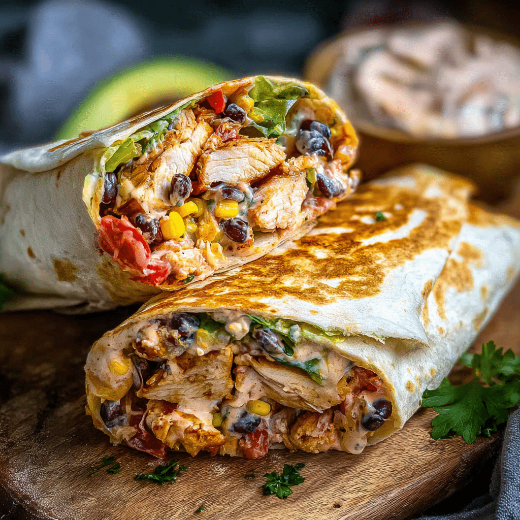 Southwestern Chicken Wrap