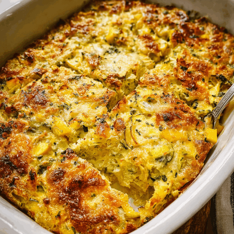 Yellow Squash and Zucchini Casserole