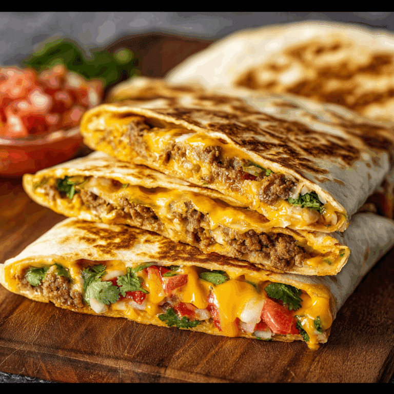 Homemade Crunch Wrap Supreme