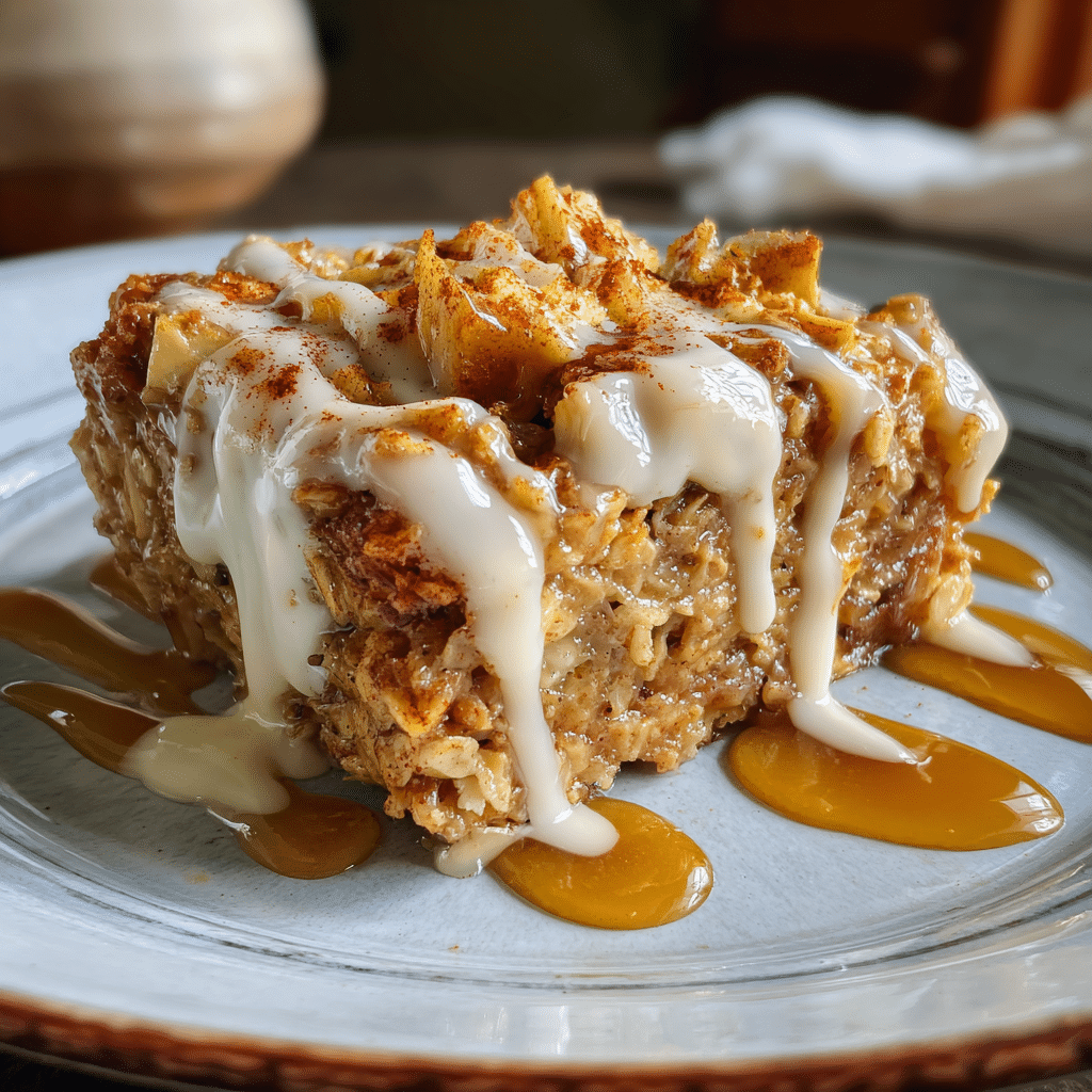 Apple Cinnamon Baked Oatmeal
