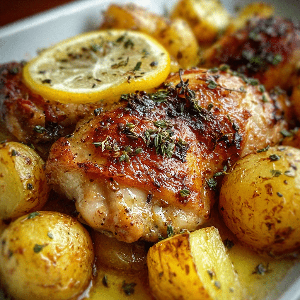 Greek Lemon Chicken & Potatoes