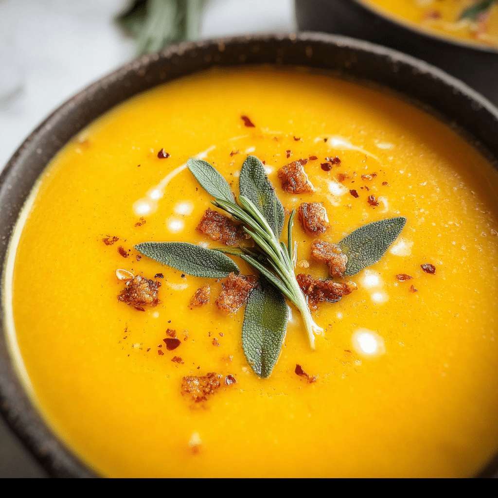 Butternut Squash and Apple Soup