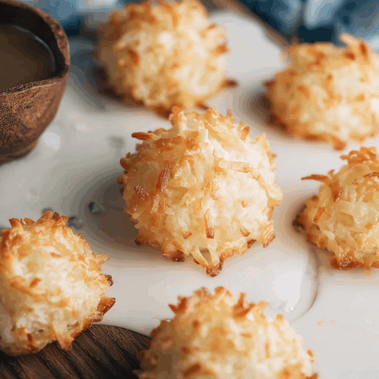 Coconut Macaroons with Sweet Condensed Milk