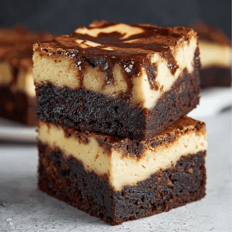 Fudgy Cheesecake Brownies