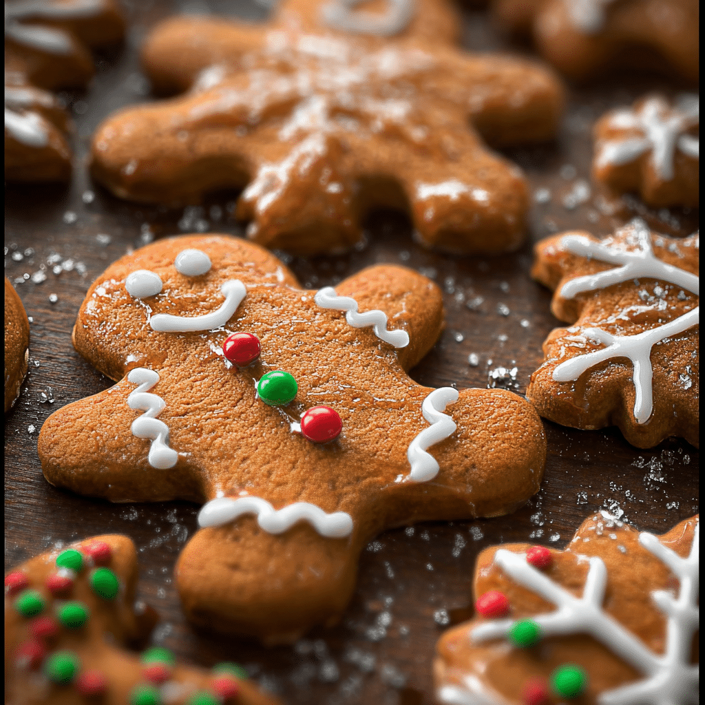 Gingerbread Cookies with Browned Butter