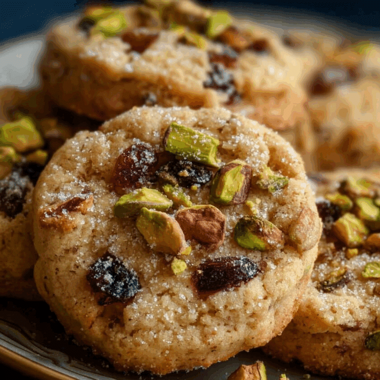 Jeweled Butter Cookies with Pistachios and Dried Fruit