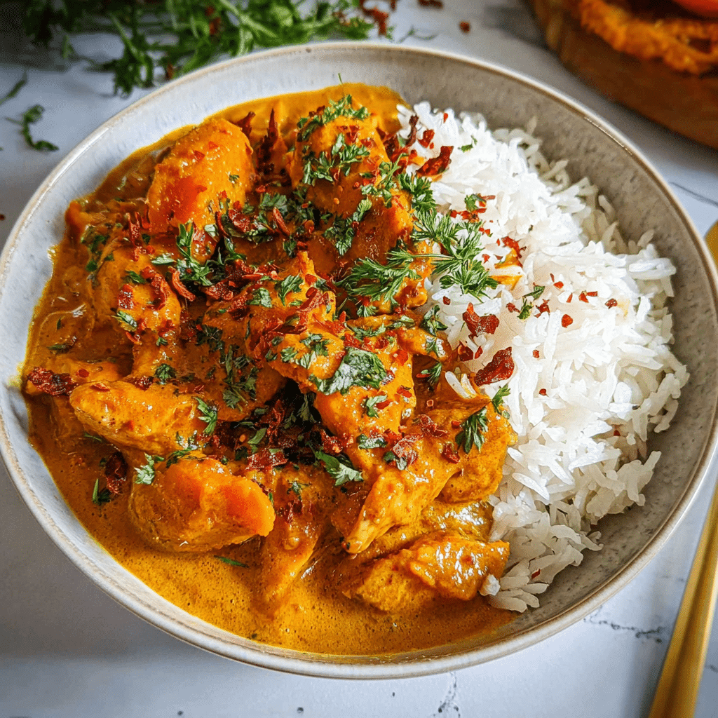 Pumpkin Chicken Curry