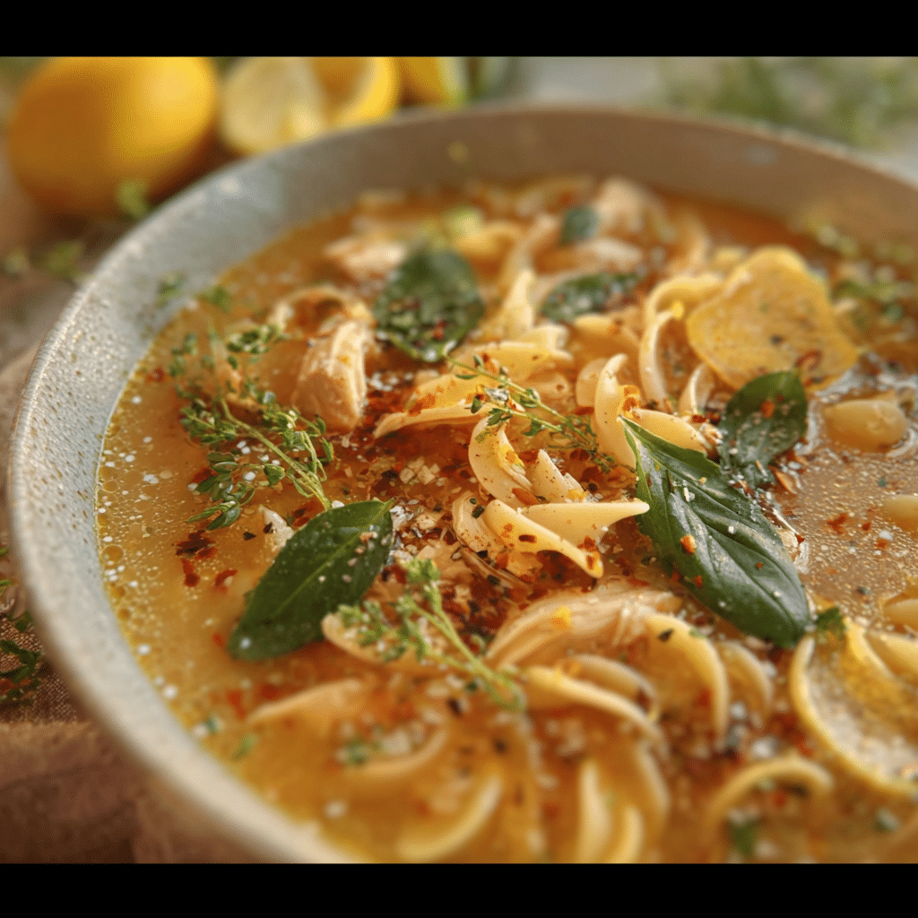 Vegan Chicken Noodle Soup