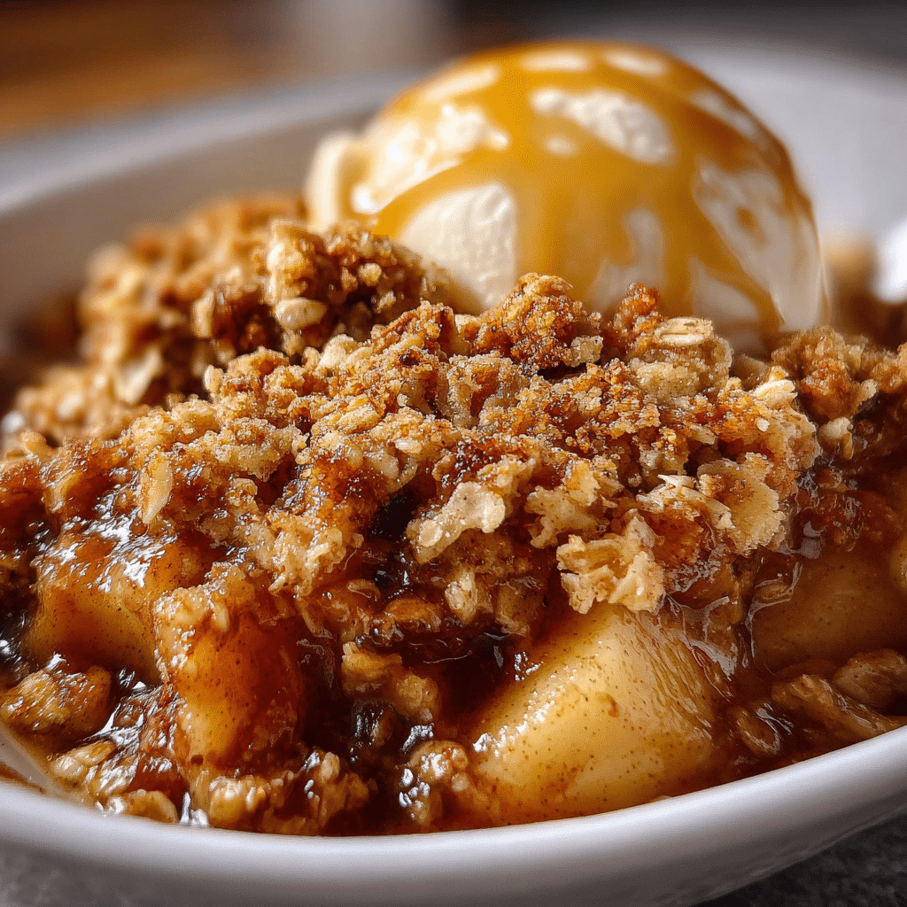 Apple Crisp with Oat Topping