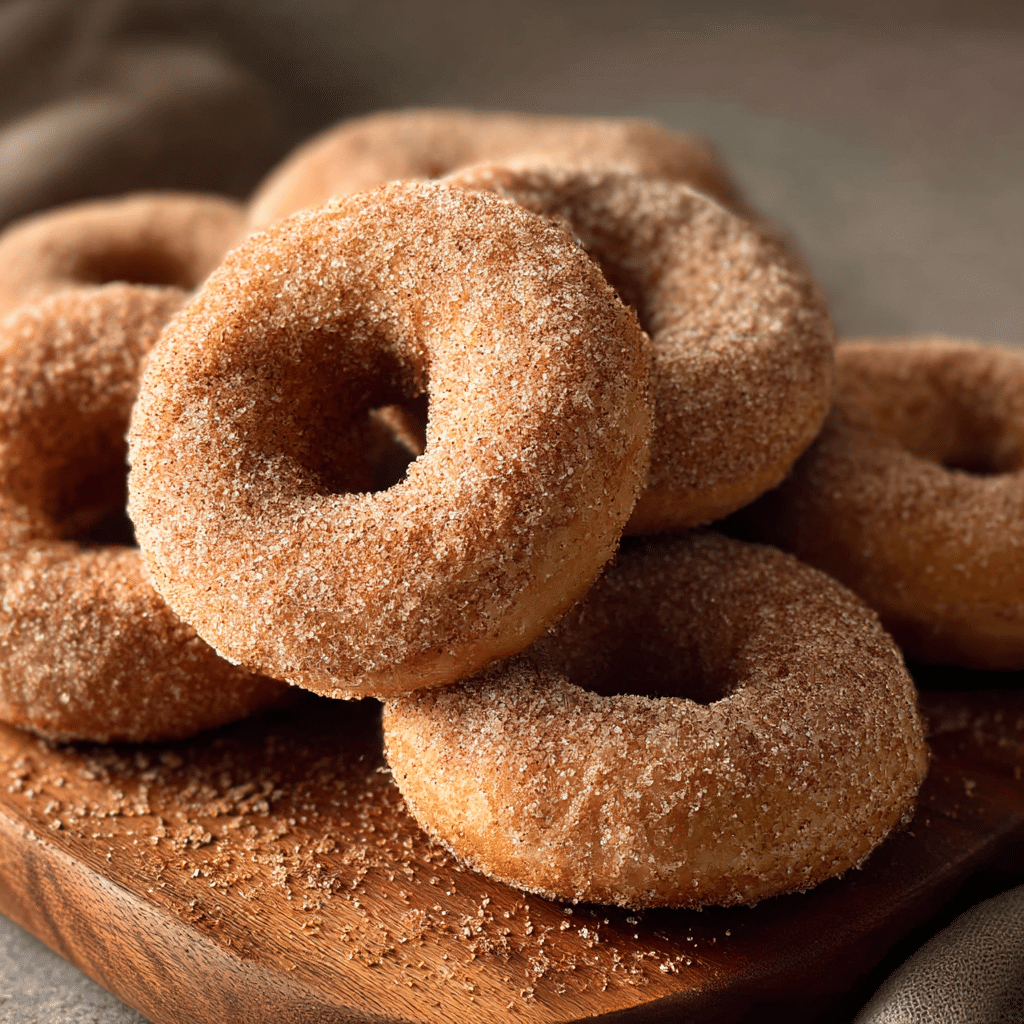 Baked Cinnamon Sugar Donuts