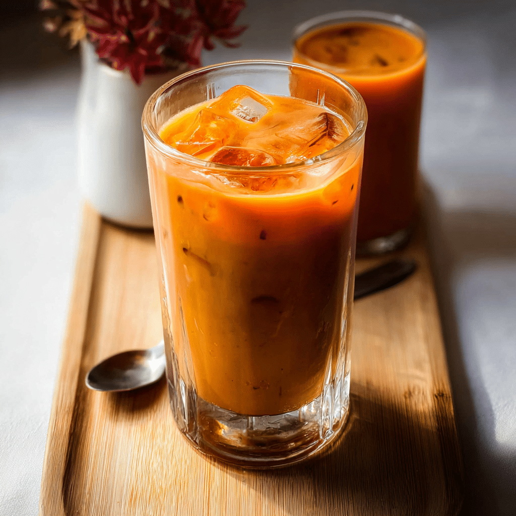 Creamy Homemade Thai Iced Tea